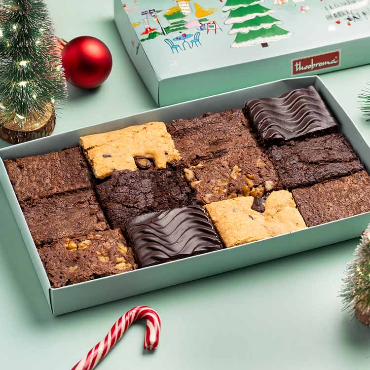 Assorted Eggless Brownies Gift Box [12 Pieces]