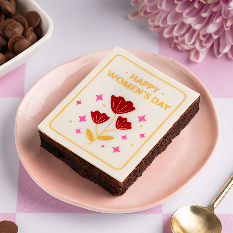 Womens Day Special Brownie [1 Piece]