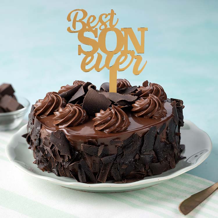 Sons Day Cake - Eggless Rich Chocolate [500g]