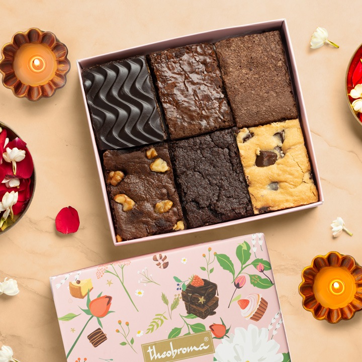 Assorted Brownies Gift Box [6 Pieces]