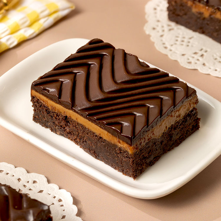 Eggless Millionaire Brownie [1 Piece]