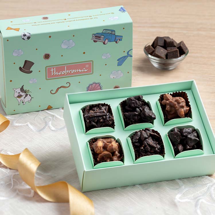 Father's Day Chocolate Rochers Gift Box [6 Pieces]