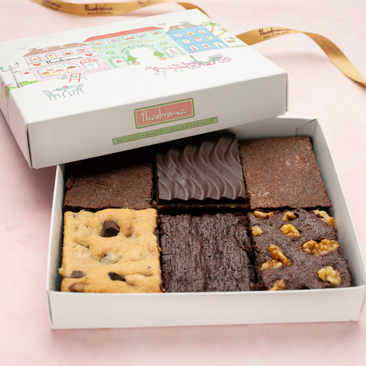 Assorted Eggless Brownies Box [6 Pieces]