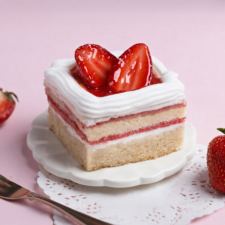 Strawberry & Fresh Cream Pastry [1 Piece]