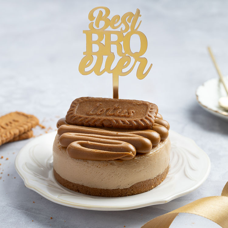 Best Bro Ever Bento Cake - Lotus Biscoff Cheesecake [300g]