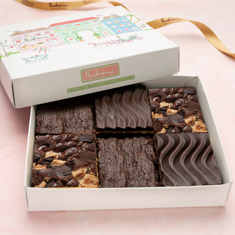 Mother's Day Assorted Eggless Brownies Gift Box [6 Pieces]