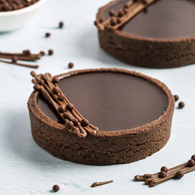 Desserts & Cupcakes-Chocolate & Caramel Tart [1 Piece]