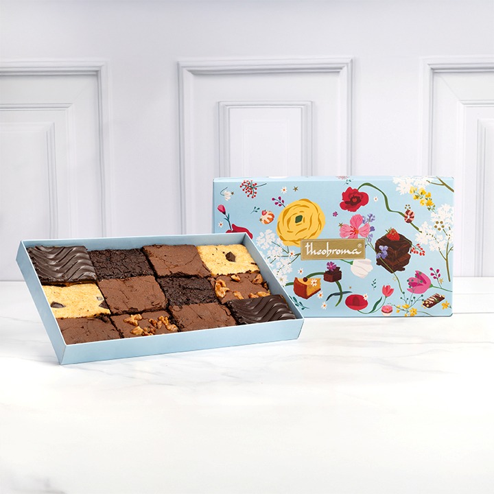 Assorted Eggless Brownies Gift Box [12 Pieces]