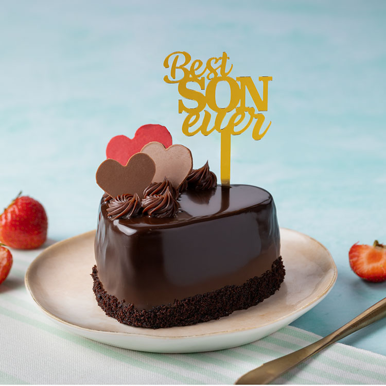 Sons Day Bento Cake - Chocolate & Strawberry [300g]