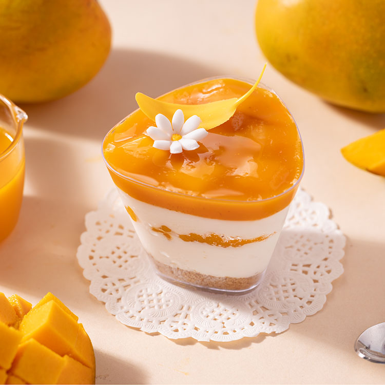Mango Cheesecake Jar