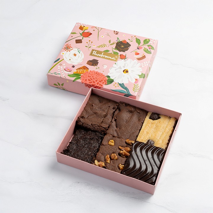 Assorted Eggless Brownies Gift Box [6 Pieces]