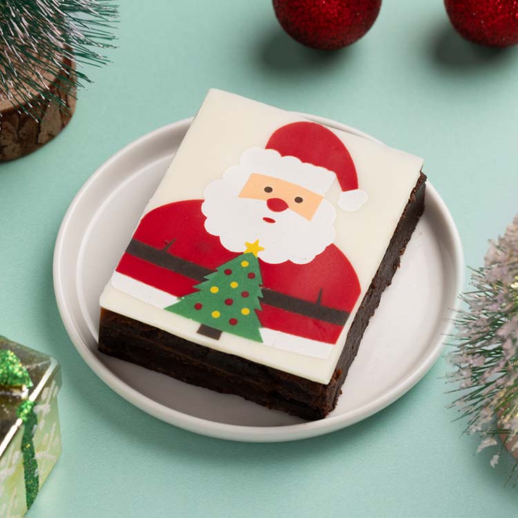 Christmas Brownie [1 Piece]