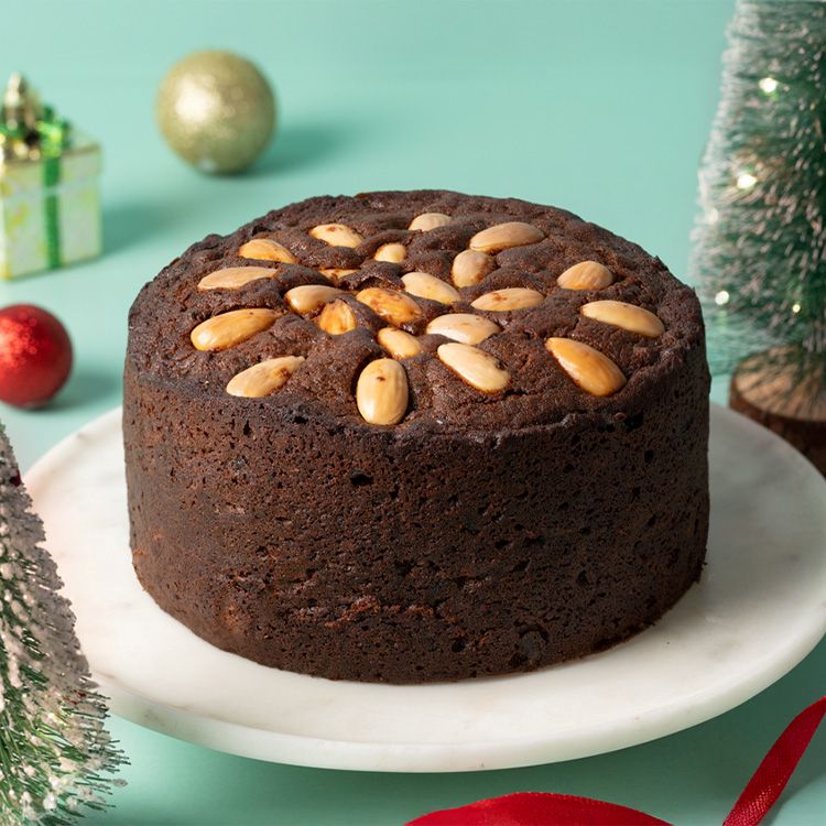 Eggless Christmas Cake [750g]