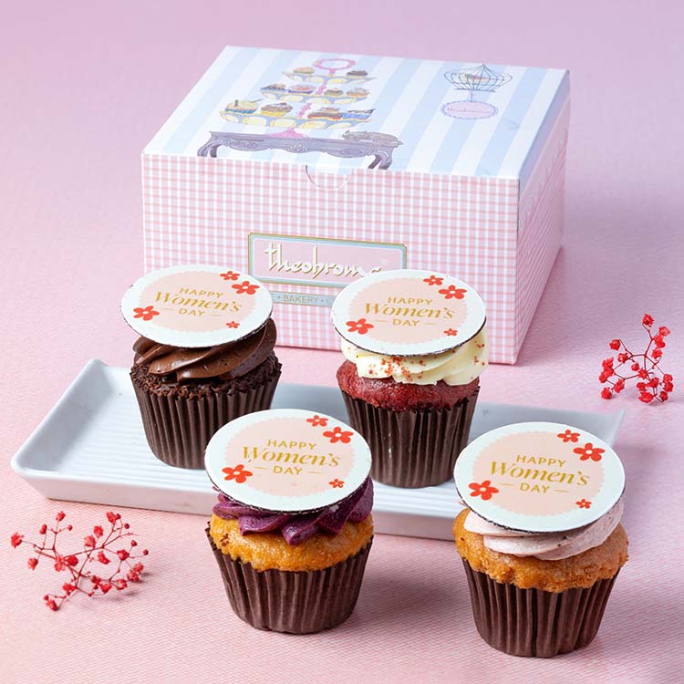 Women's Day Assorted Cupcakes (4 pcs)