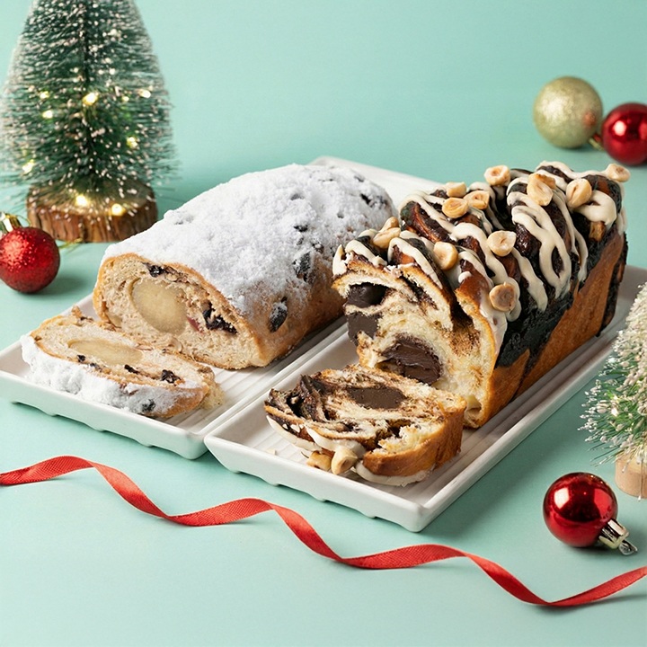 Babka [280g] + Chocolate & Orange Stollen [325g]
