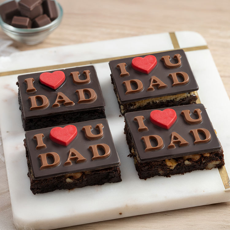 Father's Day Assorted Brownies [4 Pieces]