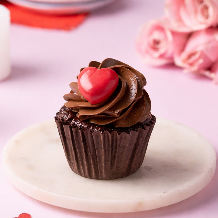 Valentine's Chocolate Cupcake [1 Piece]