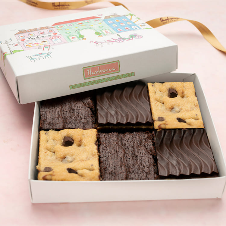 Mother's Day - Assorted Eggless Brownies Gift Box [6 Pcs]