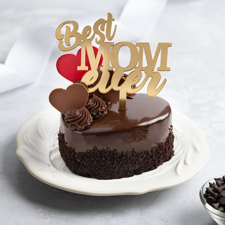 Mother's Day Cake - Chocolate and Strawberry Heart Bento [300g]