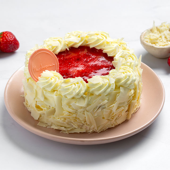 Strawberry Custard Cake [550g]