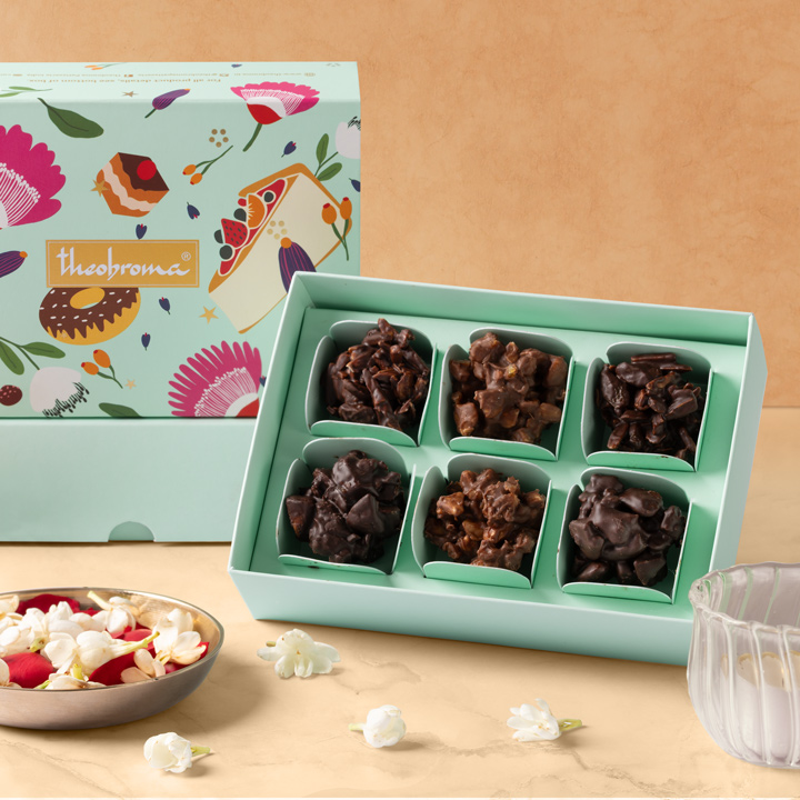 Diwali Chocolate Rochers Gift Box [6 Pcs]