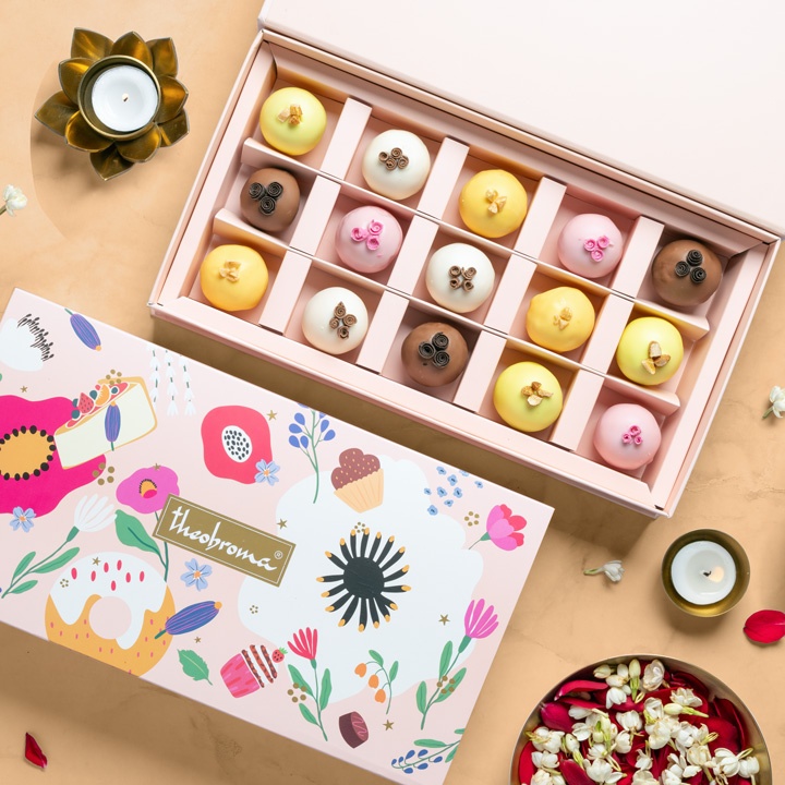 Diwali Cake Truffles Gift Box [15 Pcs]