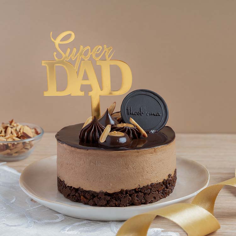 Father's Day Cake - Chocolate & Nuts - No Added Sugar [350g]