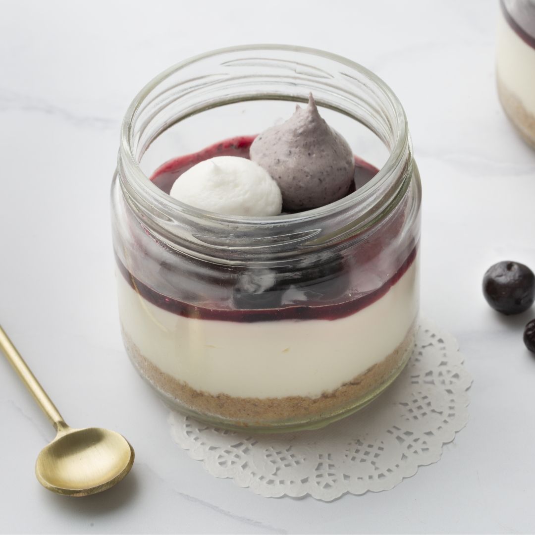 Eggless Blueberry Cheesecake Jar [150g]