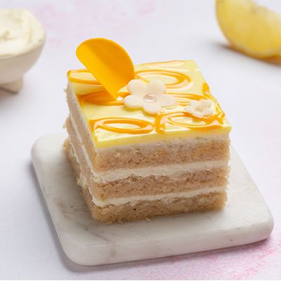 Eggless Cream Cheese & Lemon Pastry [1 Piece]