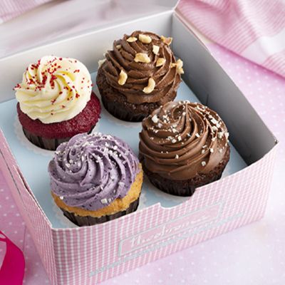 Assorted Cupcakes Box [4 Pcs]