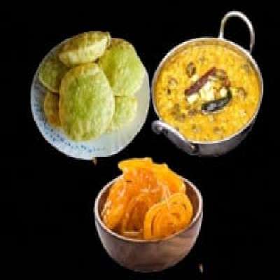 Koraishutir Kachuri(4 Pcs)+ Cholar Dal + Jalebi (2 Pcs)