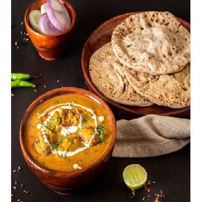 Butter Chicken Masala And Rotis Meal - Diabetic Friendly