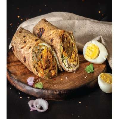 Egg Bhurji Roll - Diabetic Friendly
