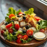 [VEG] Jumbo Paneer Caesar Salad