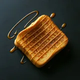 Traditional French Toast (Sweet) With Caramel Syrup