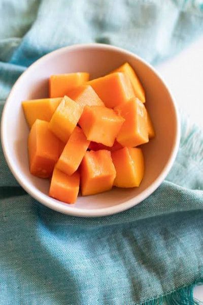Papaya Fruit Bowl.