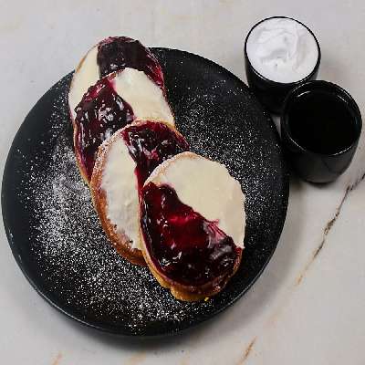 Blueberry Cheesecake Pancake Stack