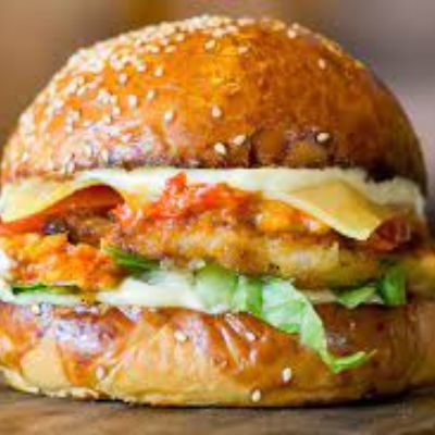 Chicken Burger with Cheese