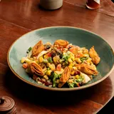 Corn And Mix Green Salad