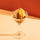 Crumble Brownie Affogato