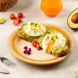 Avocado Toast With Poached Eggs