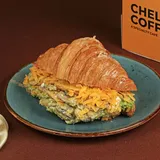 Pesto Mushroom Croissant Sandwich