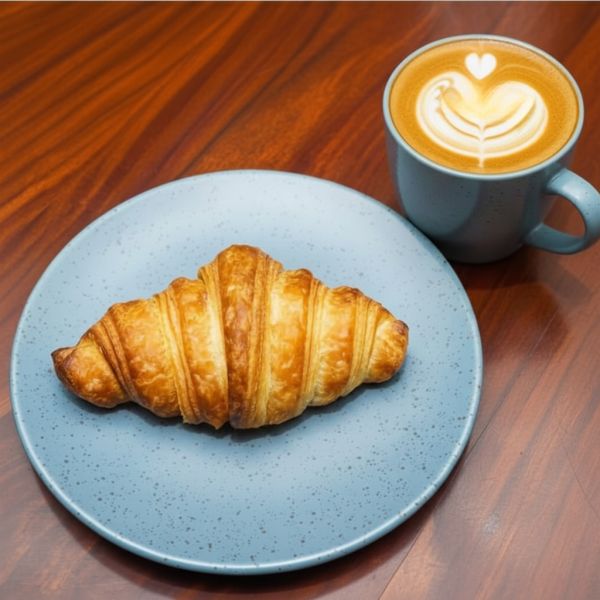 Hot Chocolate 52 + Butter Croissant