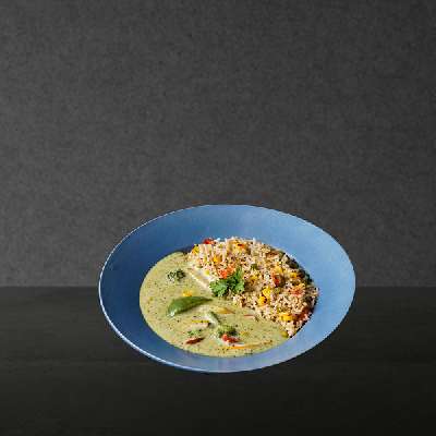 Pesto Queso Rice Bowl