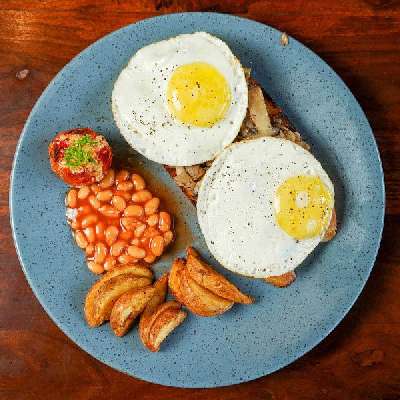 Mushroom Toast With Fried Egg