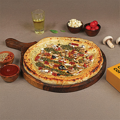 Mushroom With Chimichurri Pizza
