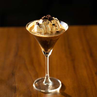 Crumble Brownie Affogato