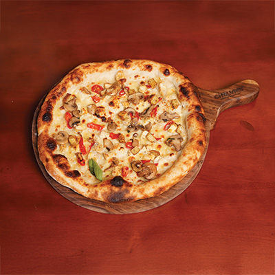 Mushroom With Truffle Oil Pizza