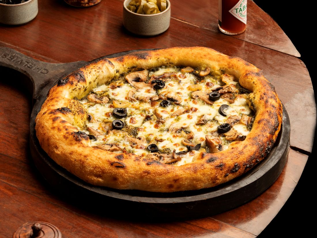 Pesto Basil Pizza