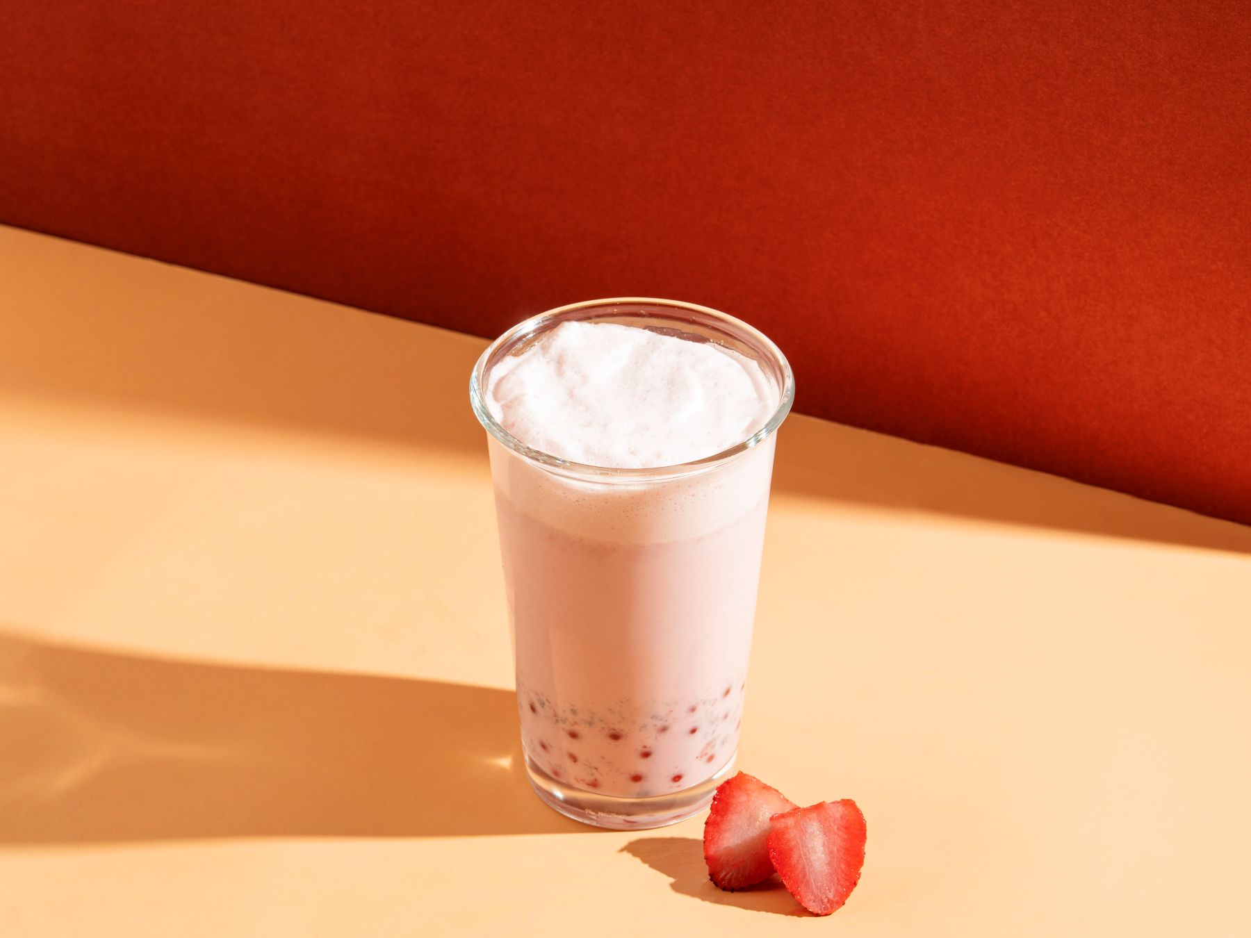 Strawberry Boba Tea